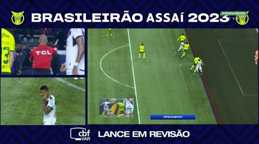 Vasco foi prejudicado pela arbitragem na derrota para o Palmeiras
